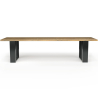 Buy Industrial style wooden bench Black 58438 at MyFaktory